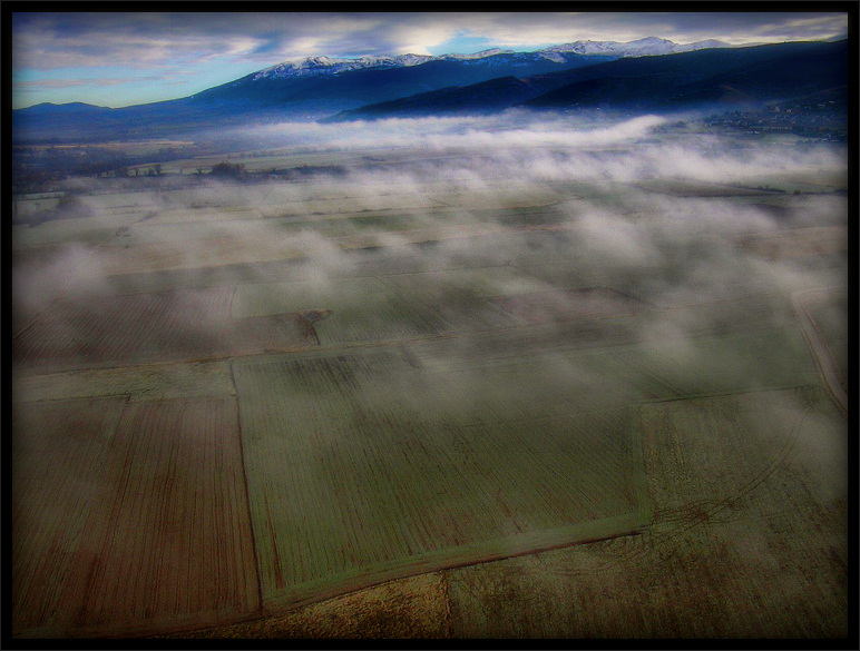 Camps de La Cerdanya des d’un globus