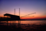 Tramonto e trabocco a Pescara