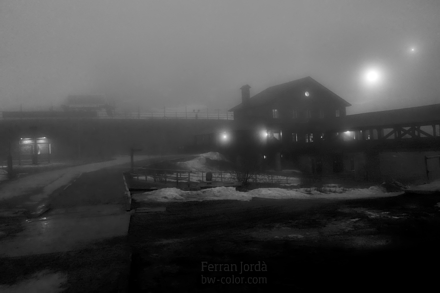 La nit a Vall de Núria