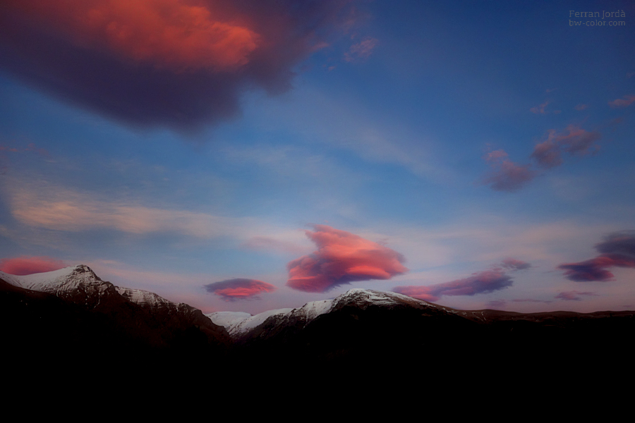 clouds at sunset / núvols al capvespre