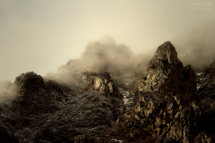 rocks, fog and light / roques, boira i llum